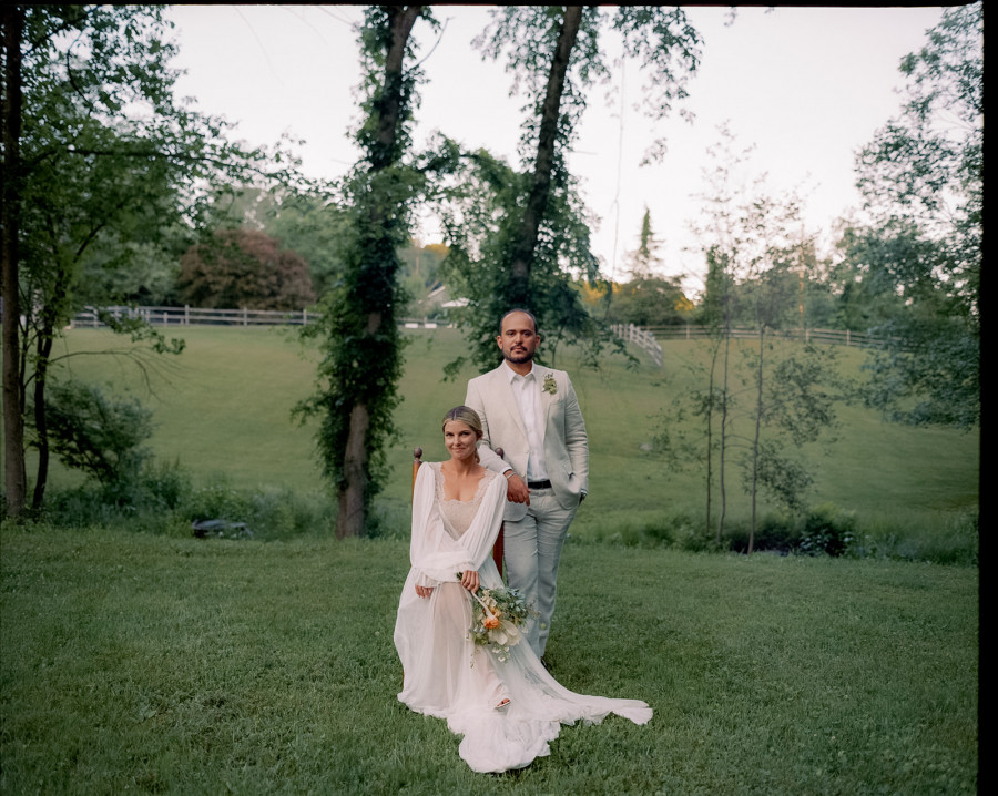 Real wedding in the Garden of a Private Property