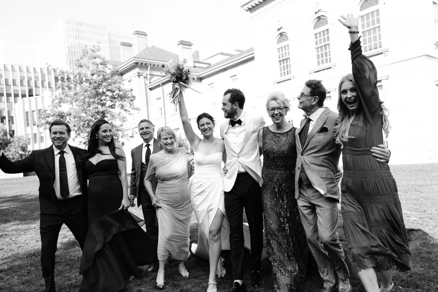 Modern Wedding in Toronto at Canoe | Interview with the Bride About Picking the Venue, Choosing Outfits, and Dealing with Planning Challenges