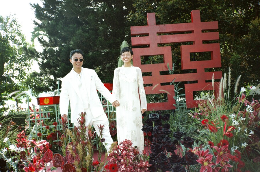 Inside Khanh Linh and Vu Minh Kong’s Stylish Vietnamese Wedding