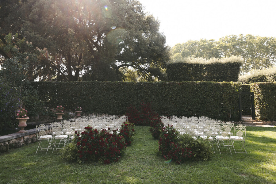 A Dream Wedding in a Baroque Italian Garden Villa