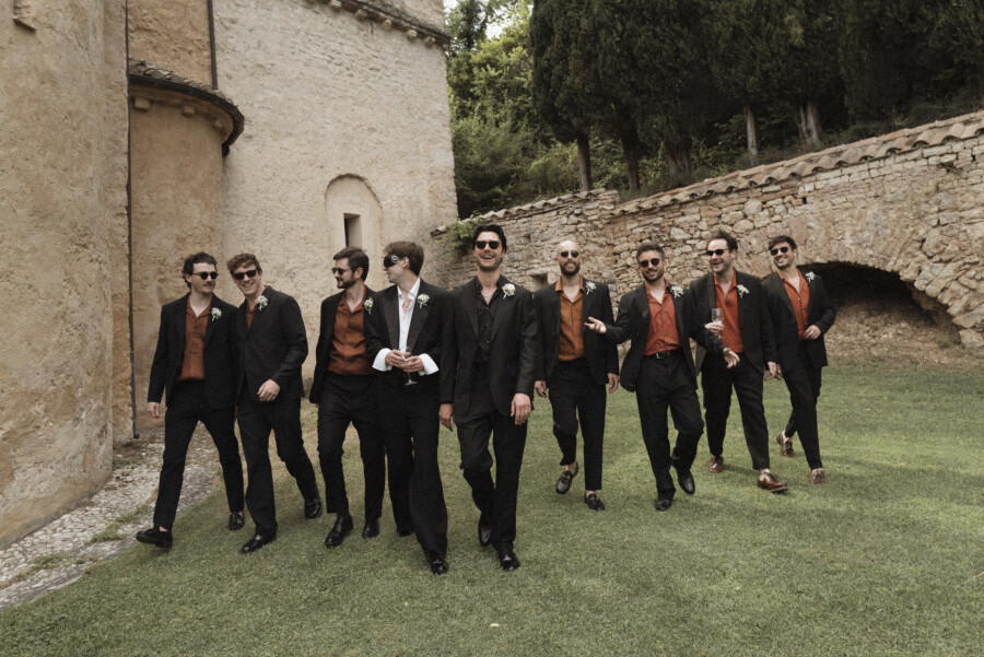 A Romantic Celebration Amidst the Rolling Hills of Umbria