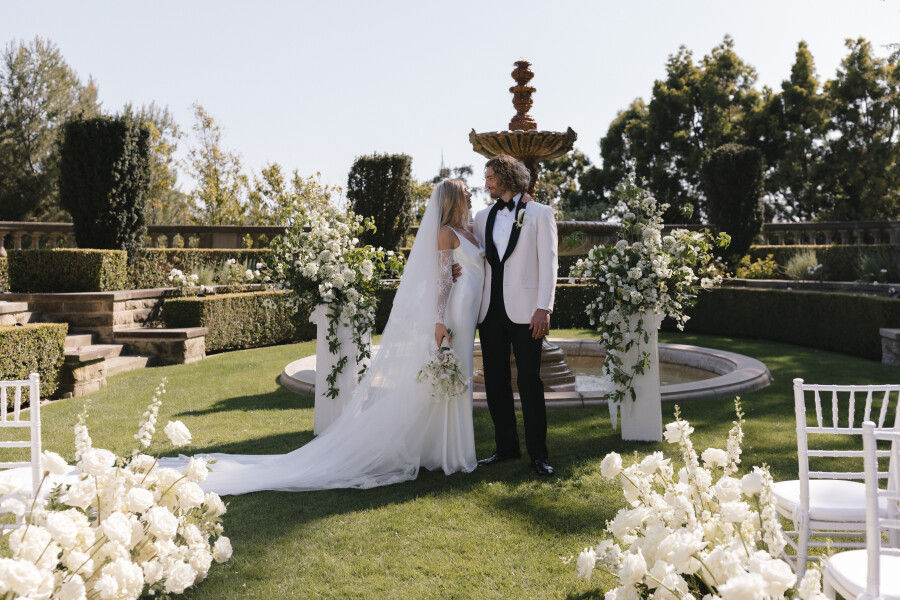 A Romantic Italian-Inspired Wedding at Beverly Hills' Iconic Greystone Mansion