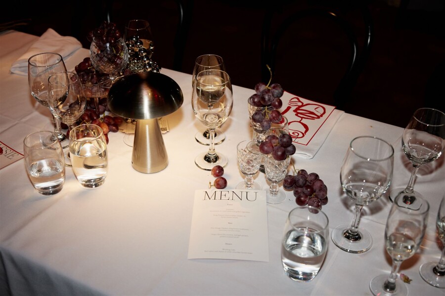 Romantic Wedding in the Garden by Day, Moody Red Event by Night