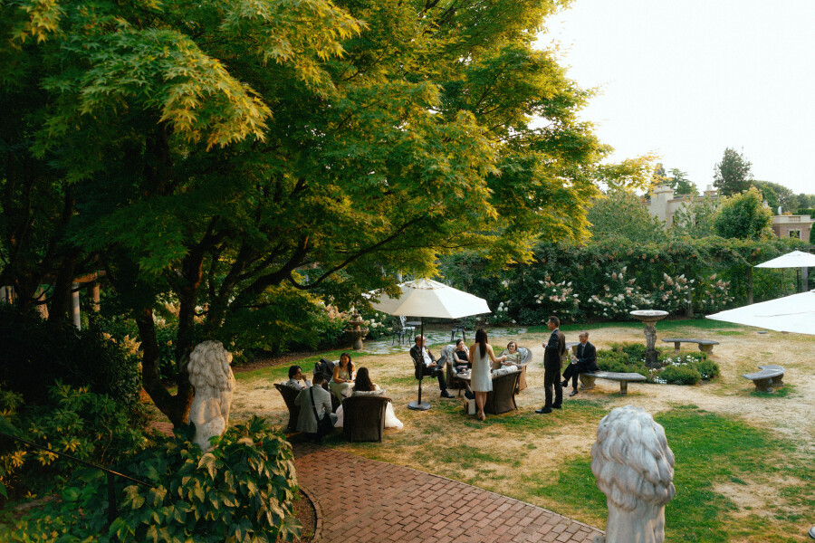 An Enchanting Wedding Amongst a Classic Manor Garden