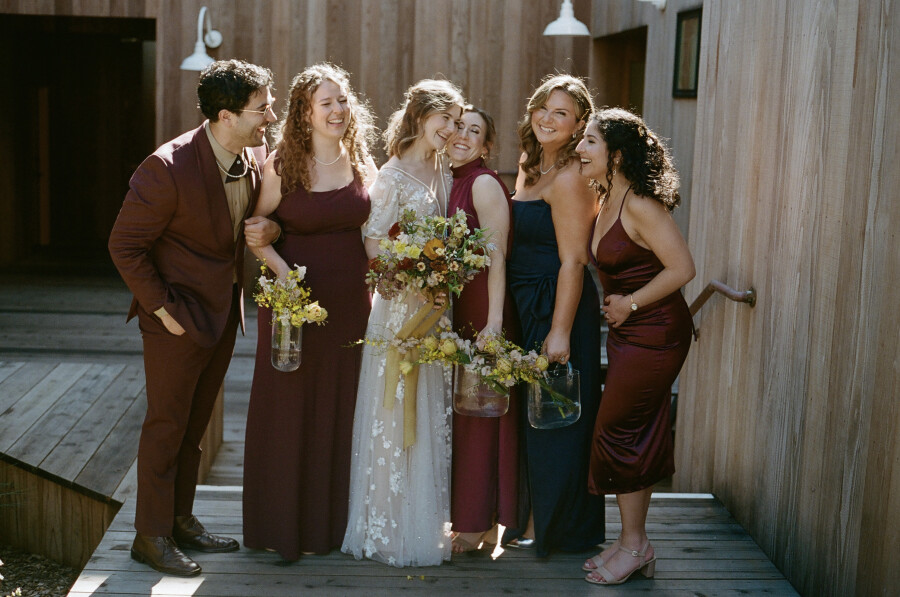 An Elegant Wildflower Wedding with Breathtaking Ocean Views