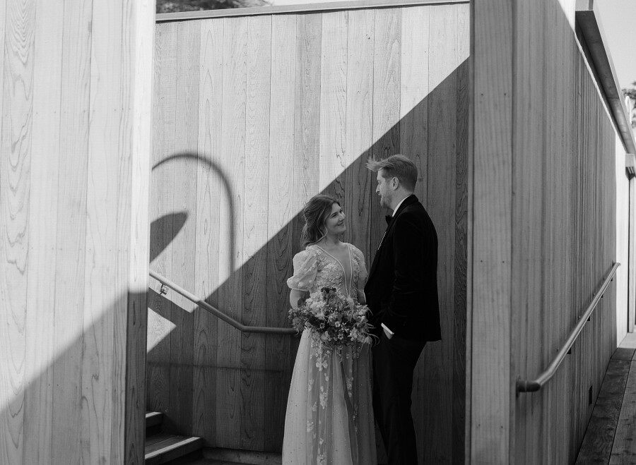 An Elegant Wildflower Wedding with Breathtaking Ocean Views