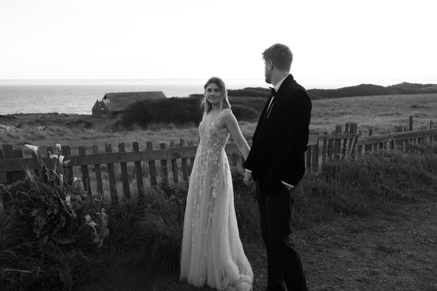 An Elegant Wildflower Wedding with Breathtaking Ocean Views