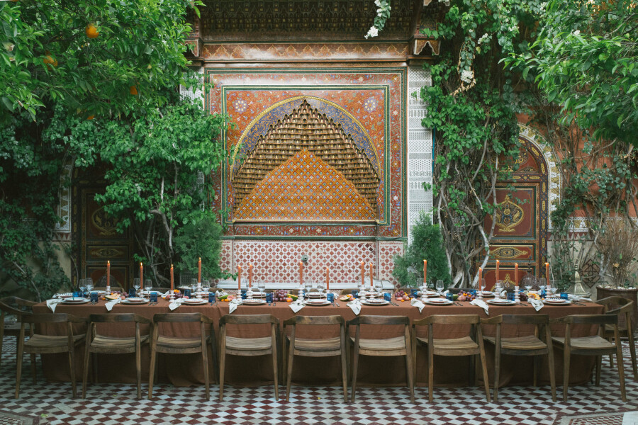 A Joyful Wedding in the Gardens of Marrakech