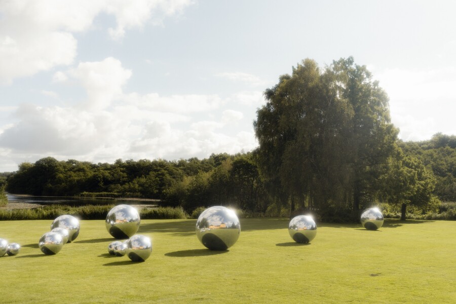 An Elegant Danish Castle Wedding with Modern Art Installations