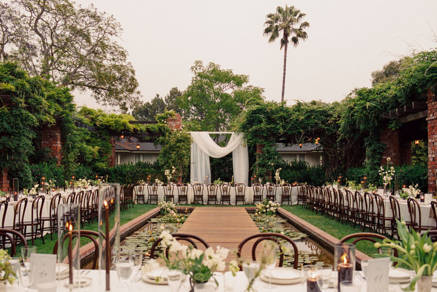 An Intimate Santa Barbara Wedding Framed by Lush Gardens & Light