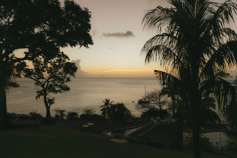 A Chic Tropical Wedding on the Shores of St. Lucia