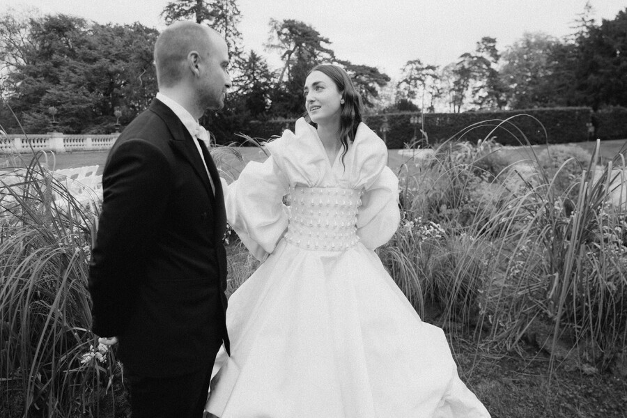 A Fashion Designer's Opulent Wedding in an Enchanting Parisian Château