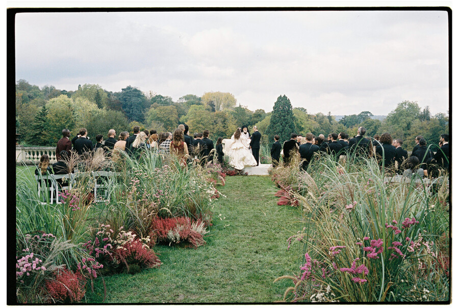 A Fashion Designer's Opulent Wedding in an Enchanting Parisian Château