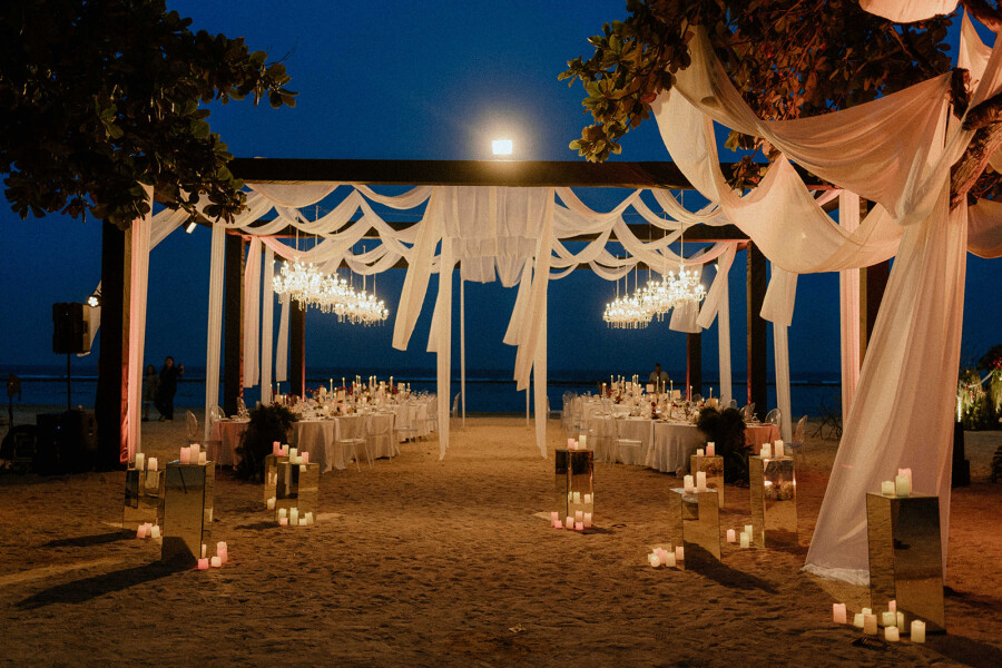 A Chic & Spiritual Bali Beach Wedding with Custom Couture and Cultural Touches