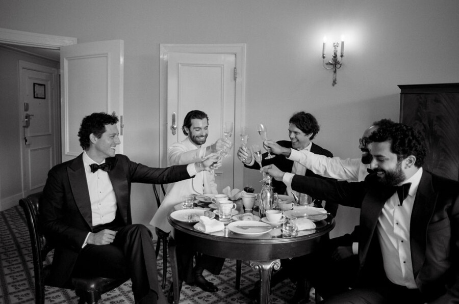 Inside a Daringly Colorful & Cool Wedding at a Melbourne Art Gallery