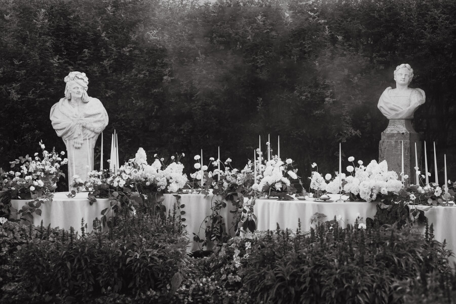 A Pride & Prejudice Inspired Wedding Set in a Romantic 18th-Century Palace Garden