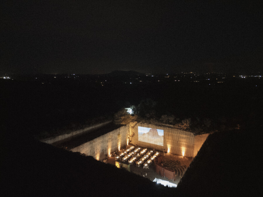 An Artistic Wedding Amongst a Breathtaking Quarry in Mallorca