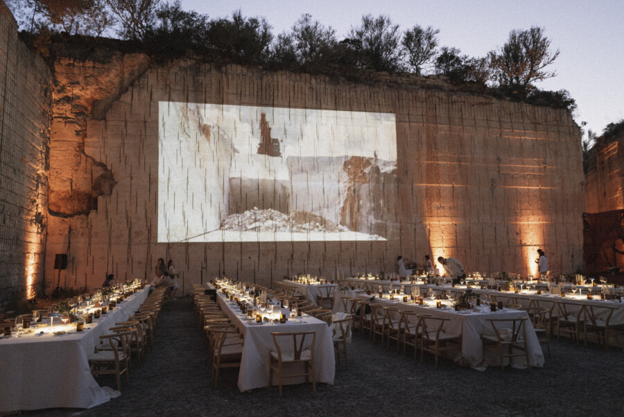 An Artistic Wedding Amongst a Breathtaking Quarry in Mallorca