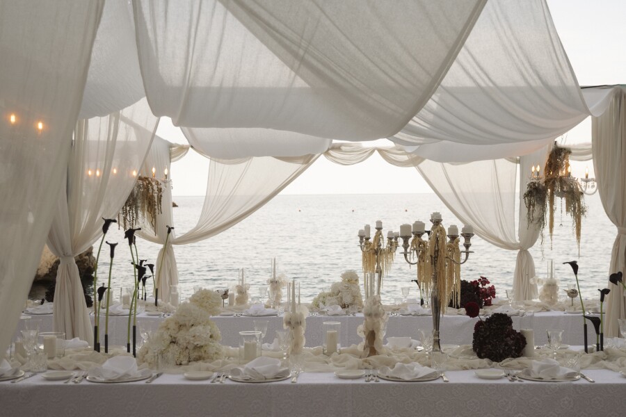 This Galliano-Inspired Bride Brought Mermaidcore Magic to Her Wedding in Sicily