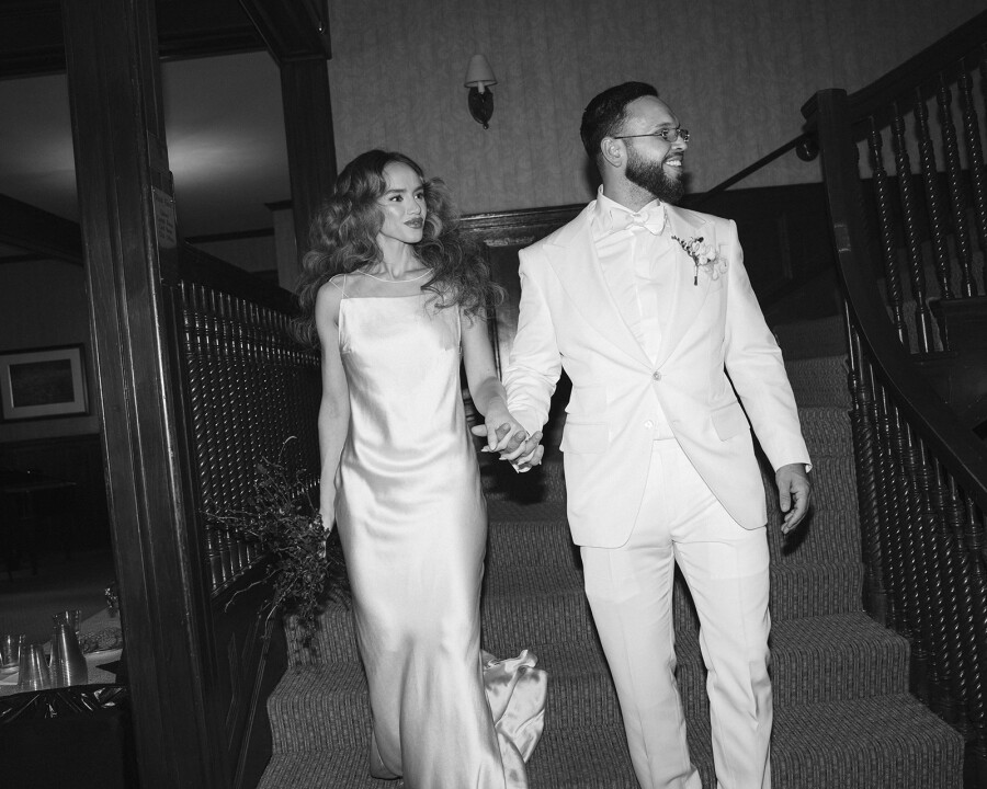 An Artful & Stylish Wedding with a Touch of Grunge