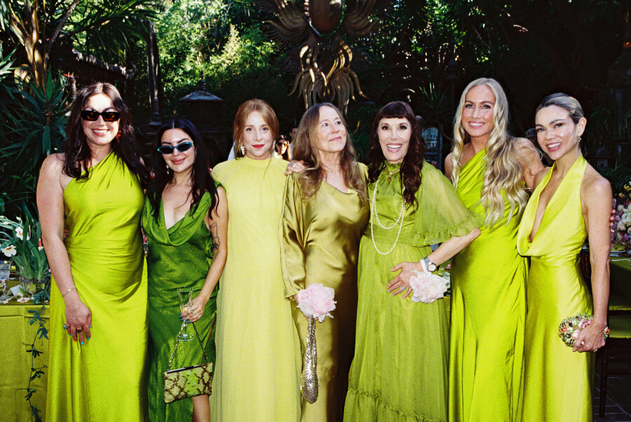 Maximalism Meets Art Deco Glamor in a Secret Garden Wedding in Hollywood