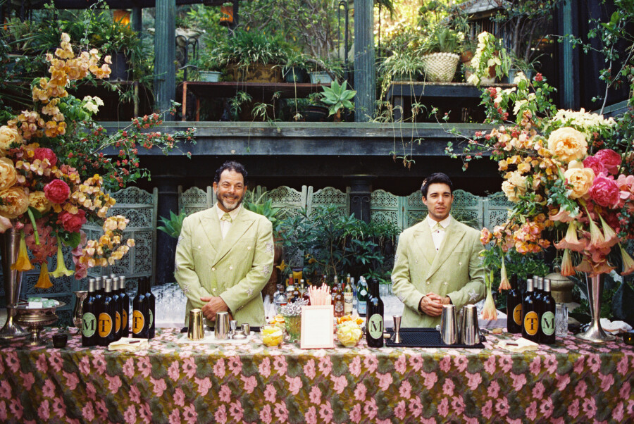 Maximalism Meets Art Deco Glamor in a Secret Garden Wedding in Hollywood