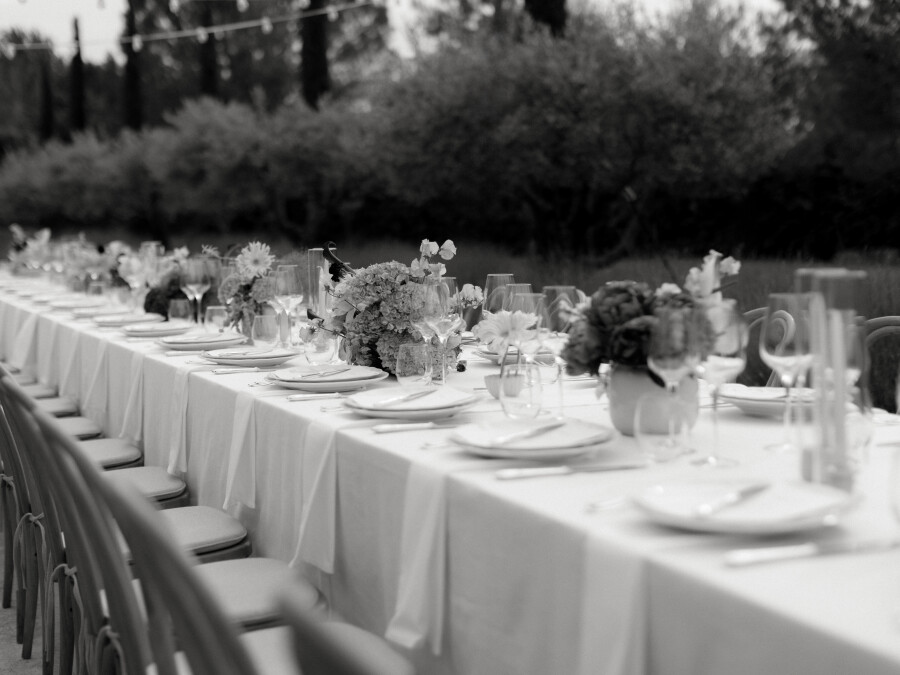 A Romantic Provençal Garden Wedding in France with Pastel Blooms & Antique Details