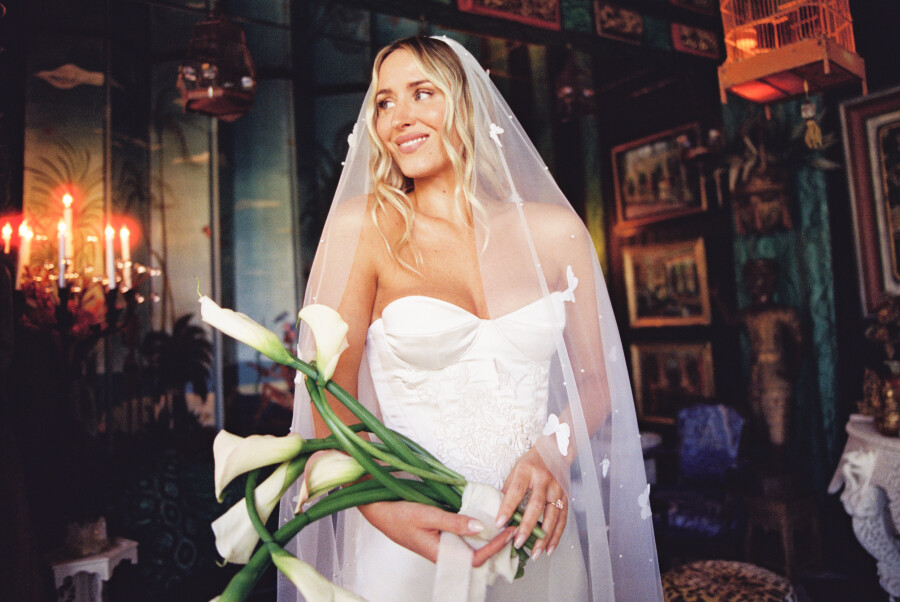 Maximalism Meets Art Deco Glamor in a Secret Garden Wedding in Hollywood