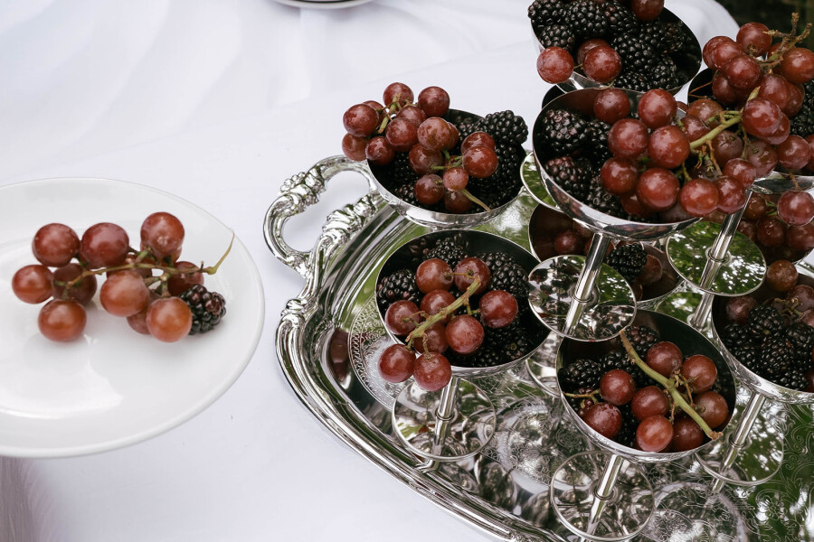 A Romantic Garden Wedding with Whimsical Foraged Blooms & Berries