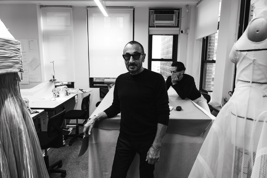 In the Atelier with House of Gilles for New York Bridal Fashion Week Fall 2026