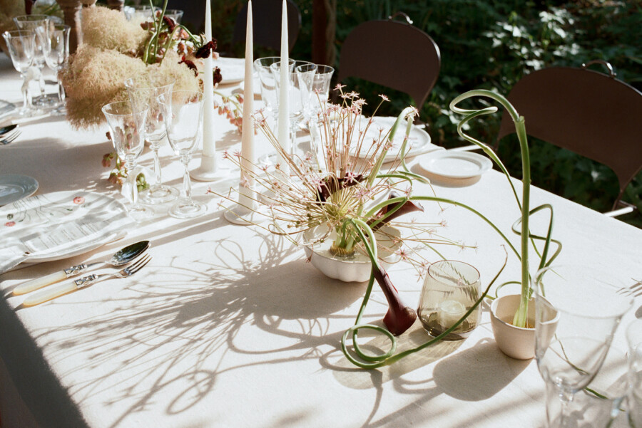 A Bold Destination Wedding in Umbria with Chartreuse Drapery & a Surprise Movie Moment