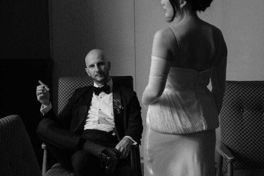 An Intimate Toronto Wedding with a Touch of Gothic Charm