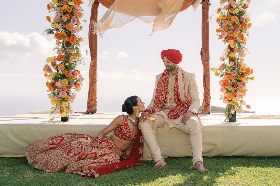 A Dual-Ceremony Wedding Weekend Where Indian Tradition Meets the Spirit of Hawaii
