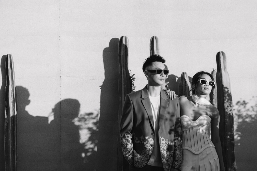 A Celestial-Inspired Welcome Party under a Lunar Eclipse in Cabo