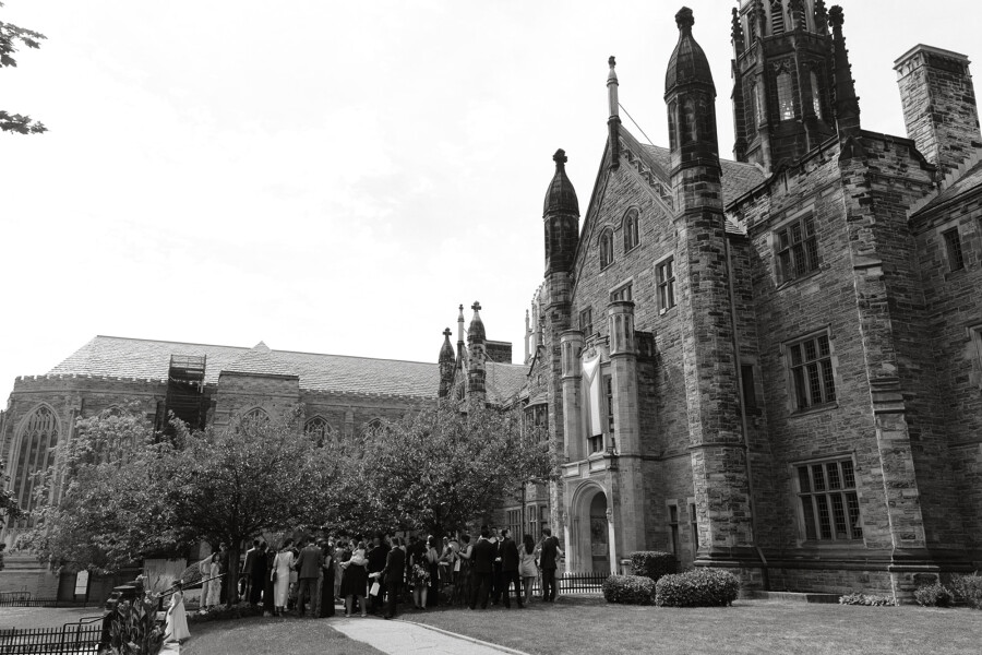 An Intimate Toronto Wedding with a Touch of Gothic Charm