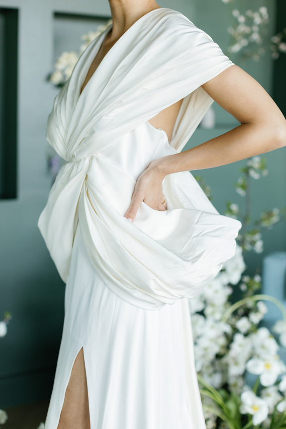 Stylish Indoor Wedding Ceremony