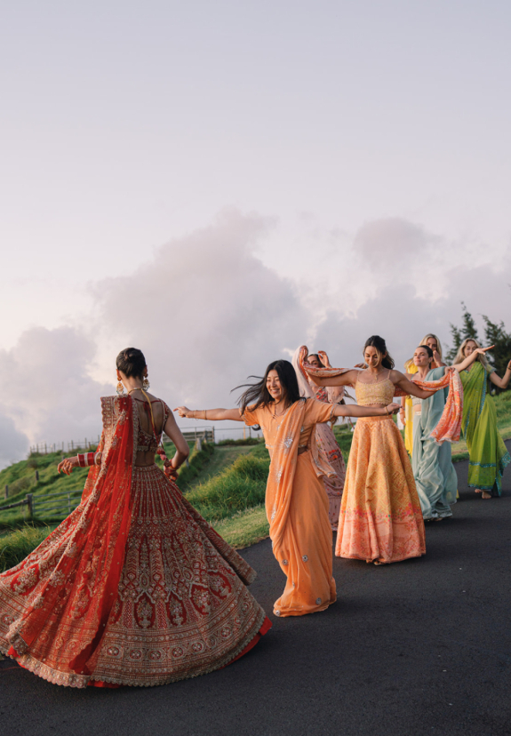 A Dual-Ceremony Wedding Weekend Where Indian Tradition Meets the Spirit of Hawaii