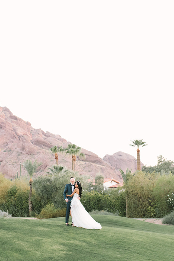 Black & White Wedding at Mountain Shadows