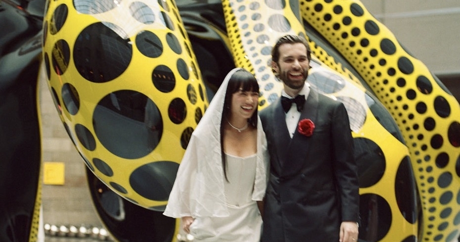 Inside a Daringly Colorful & Cool Wedding at a Melbourne Art Gallery
