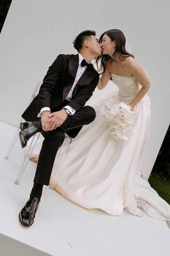 A Pride & Prejudice Inspired Wedding Set in a Romantic 18th-Century Palace Garden