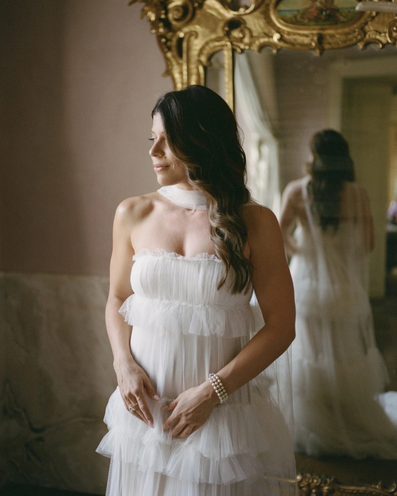 Beautiful Backyard Wedding in Massachusetts | End-of-Summer Wedding Under the Tent