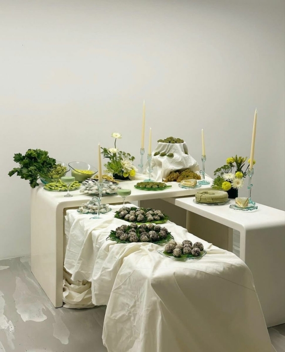 Classical European for Wedding Decor | Draped Fabrics, Candles, and Antique Silverware