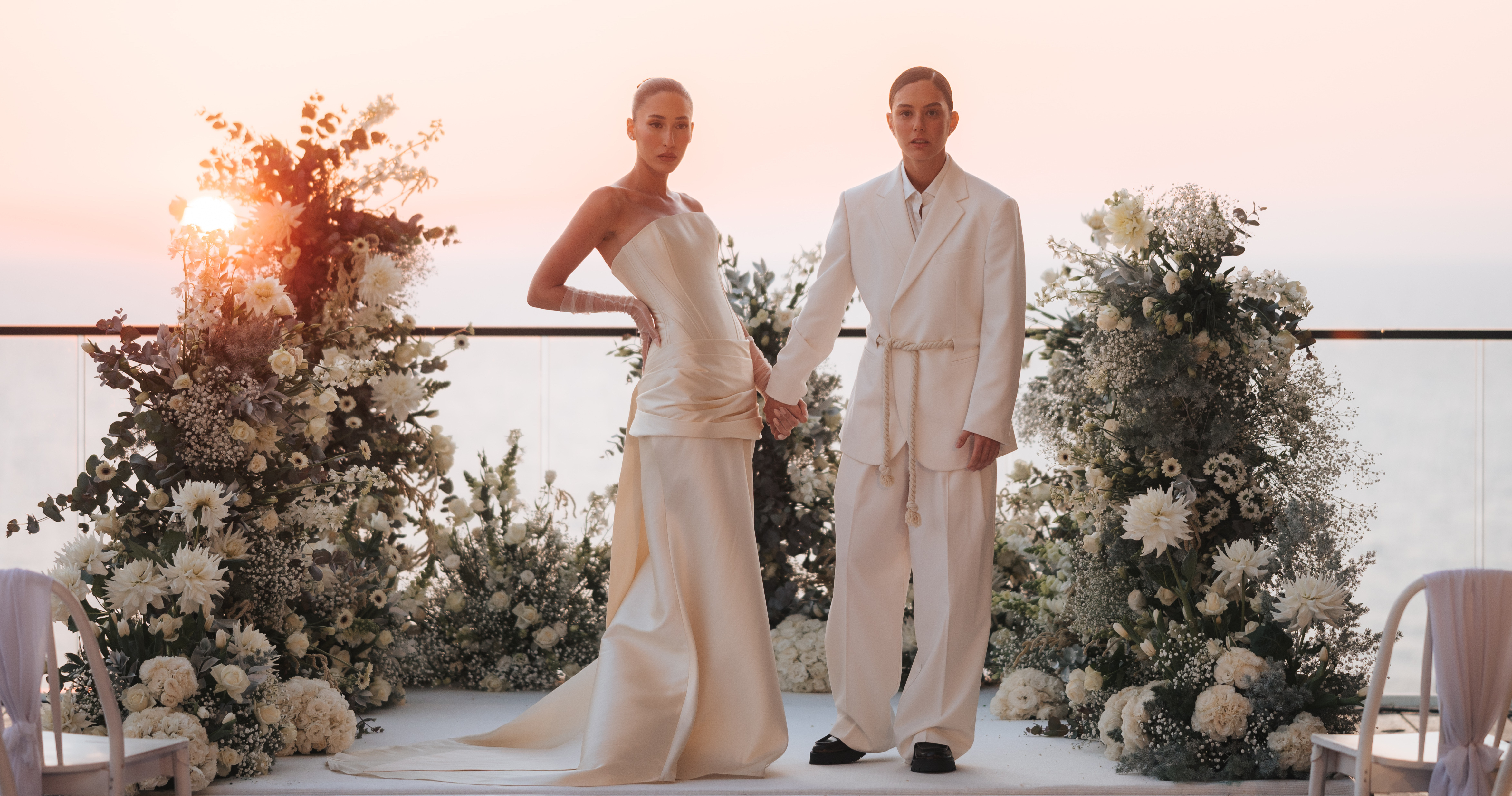 A Timeless Seaside Wedding on the Mediterranean Coast