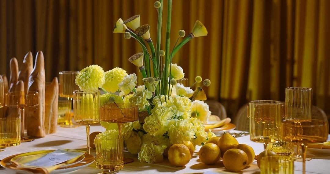Trend: Yellow Event Design