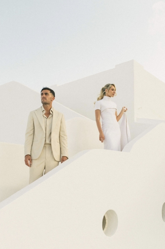 A Minimalist Seaside Wedding on the Breathtaking Island of Panarea, Sicily