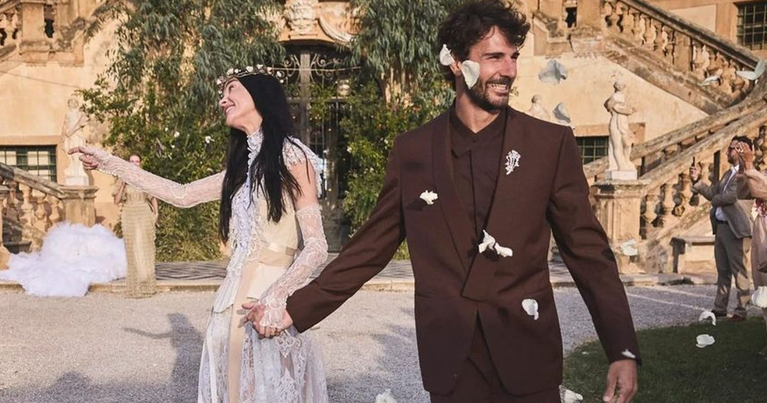 Supermodel Mariacarla Boscono Marries Olympic Athlete Claudio Stecchi