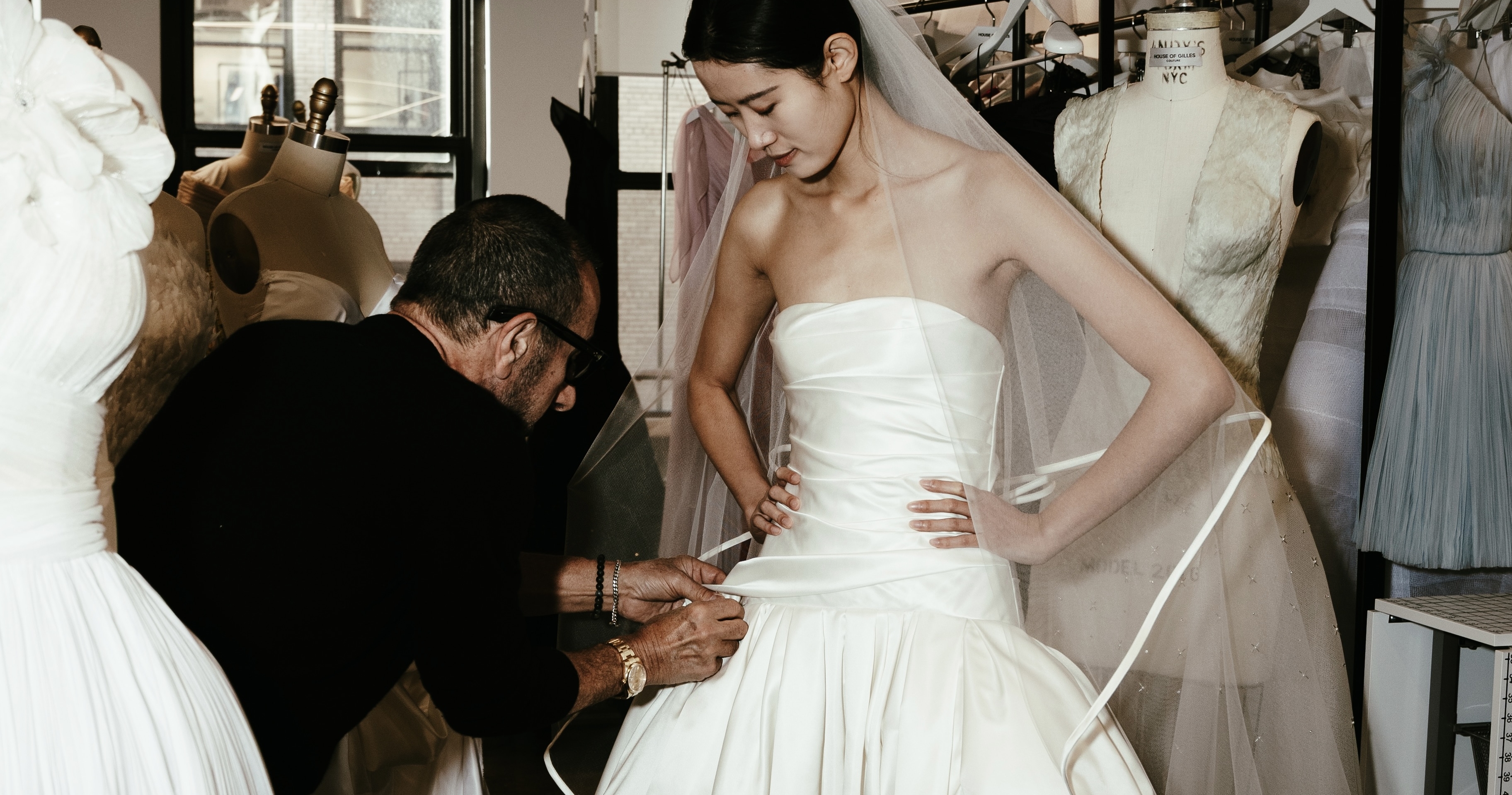 In the Atelier with House of Gilles for Fashion Week 2026