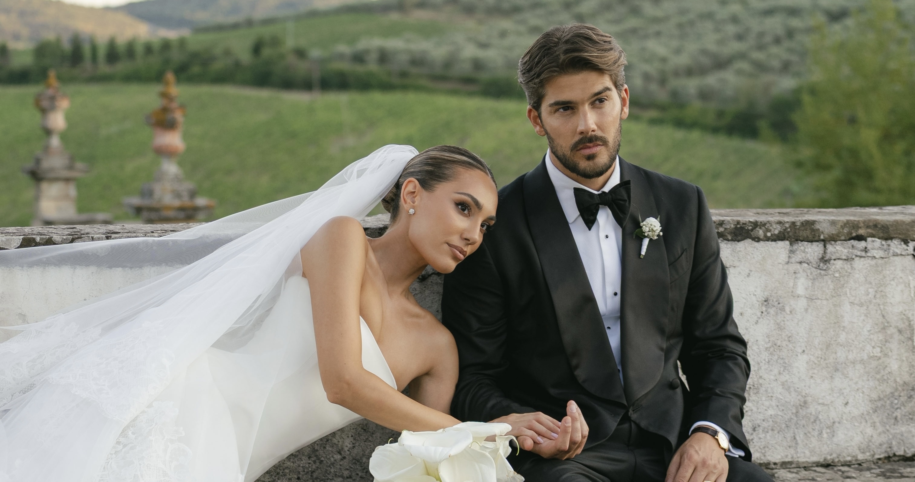 Influencer Angela Caloisi’s Tuscan Villa Wedding Was the Epitome of Cinematic Elegance