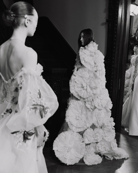 Front Row at Monique Lhuillier's Fall 2026 NYBFW Runway Show