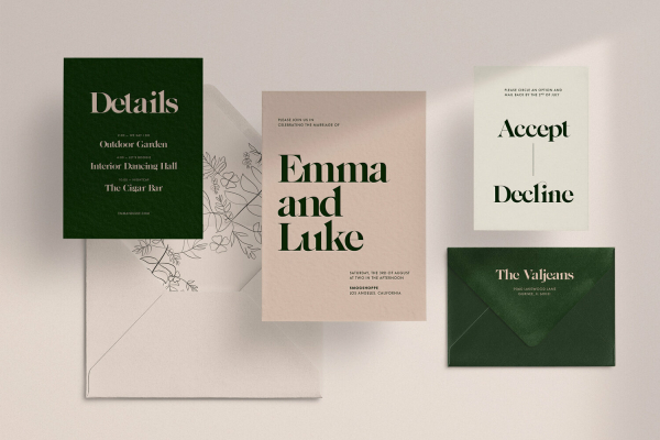 Stationery Velvet and Gold